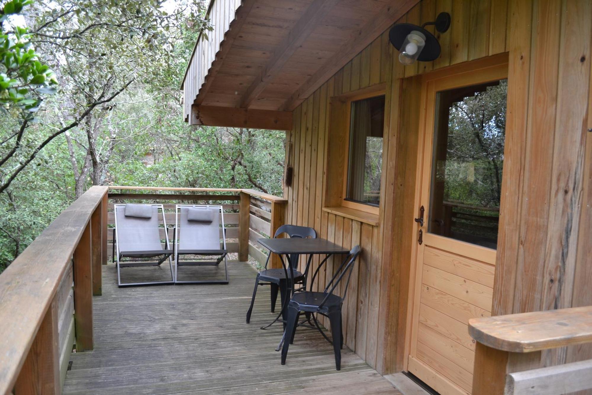 Les Cabanes Dans Les Bois Logis Hotel Villedubert Экстерьер фото