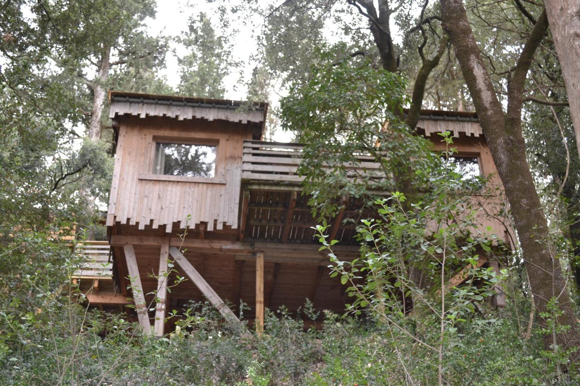 Les Cabanes Dans Les Bois Logis Hotel Villedubert Экстерьер фото