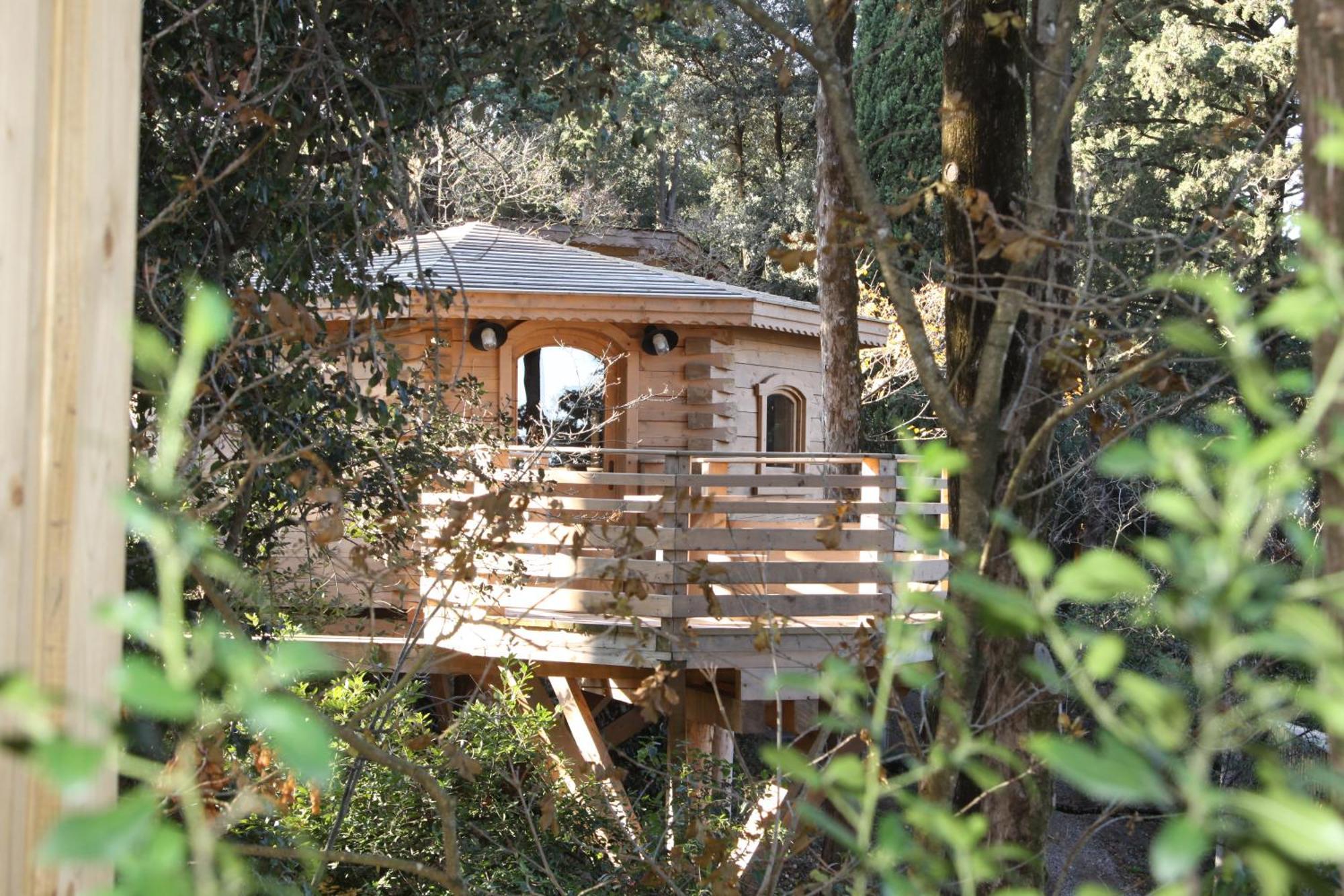 Les Cabanes Dans Les Bois Logis Hotel Villedubert Экстерьер фото