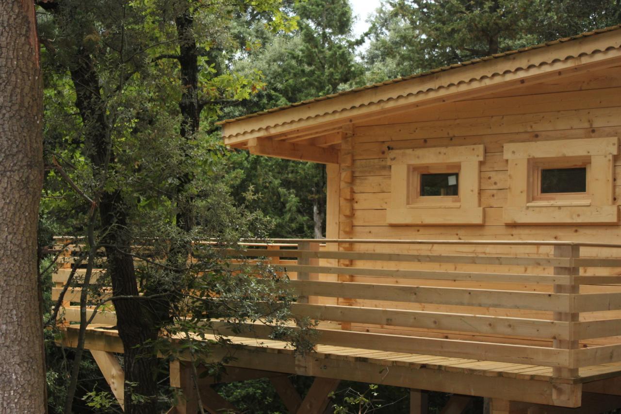 Les Cabanes Dans Les Bois Logis Hotel Villedubert Экстерьер фото