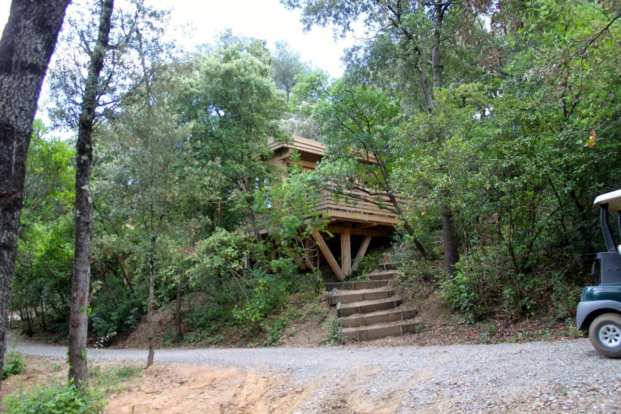 Les Cabanes Dans Les Bois Logis Hotel Villedubert Экстерьер фото