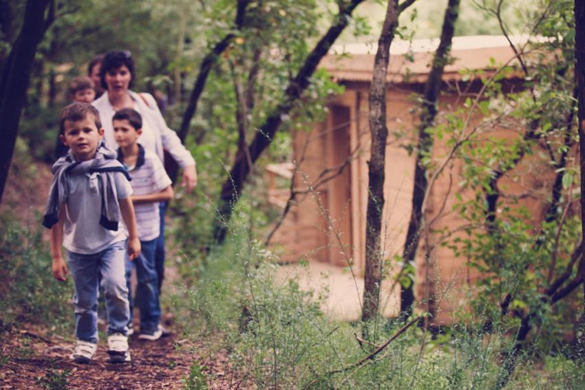 Les Cabanes Dans Les Bois Logis Hotel Villedubert Экстерьер фото